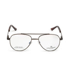 Knight Horse Classic Aviator Eyeglasses for Men – Brown Metal Frame