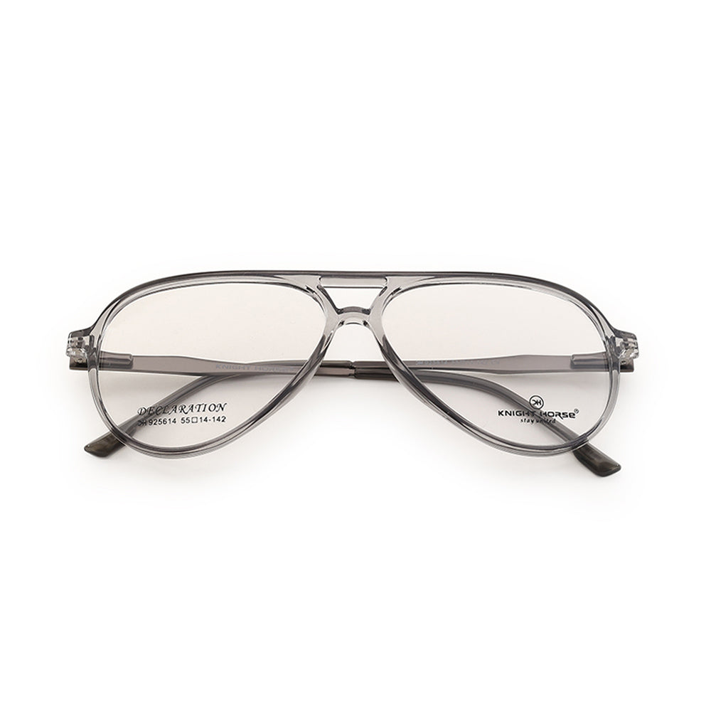 Knight Horse Classic Double Bar Aviator Spectacle Frame