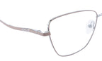 Premium Metal Eyewear With Beige & Silver Color