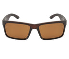 Polarized Rectangle Sunglasses - Brown Frame & Lens