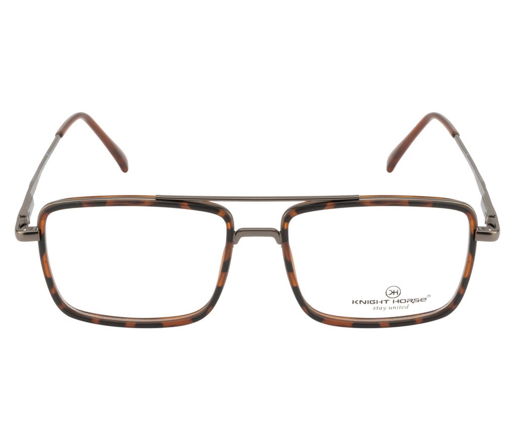 Stylish Brown Frame with Double Bar