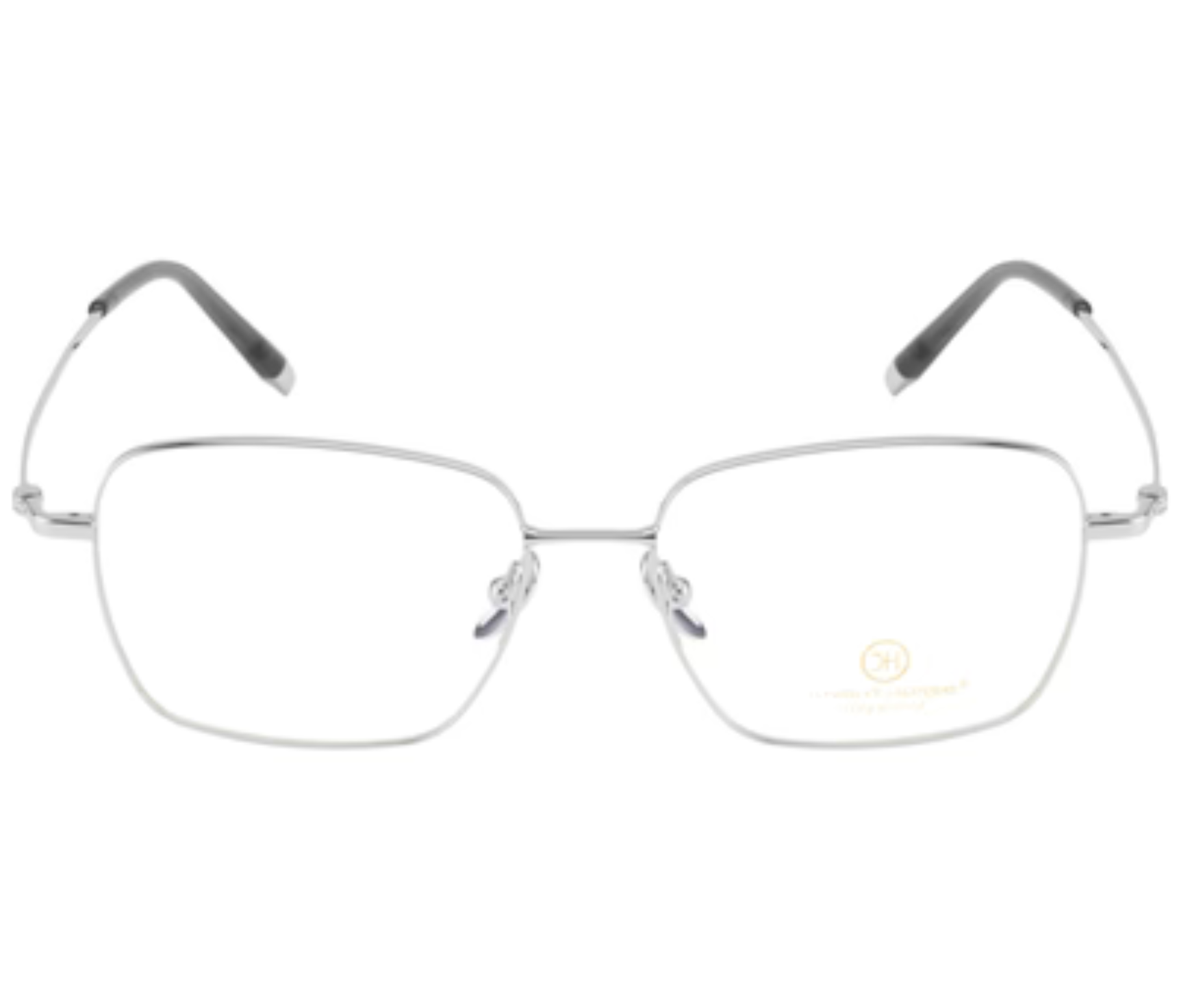 Titanium Elegance: Silver |Square |Full Rim