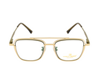 Double Metal Rim Eyewear: Gold & Green with New Shapes and Spring Hinges