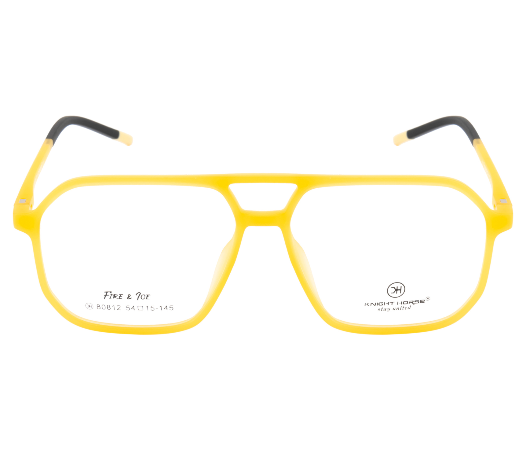 Eyewear Frame in Vibrant Yellow | Hexagonal Shape | Spring