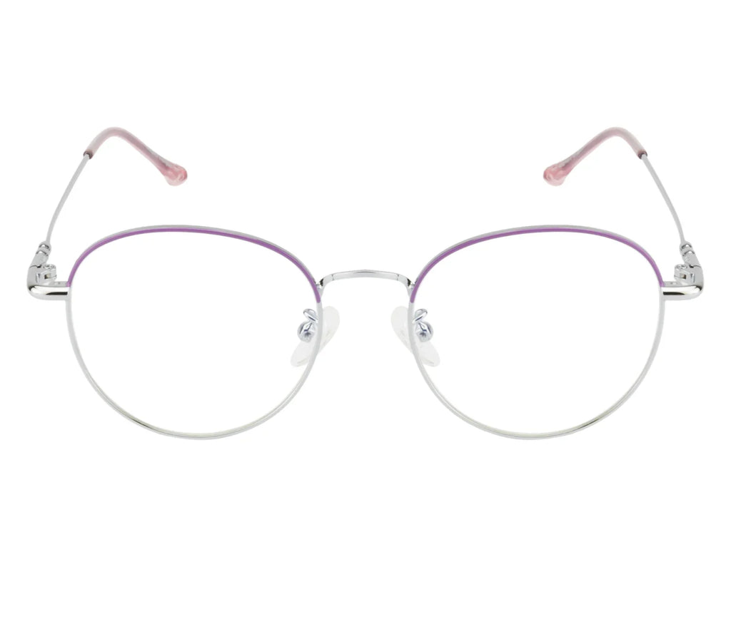 Silver & Purple with Blue Cut Lenses