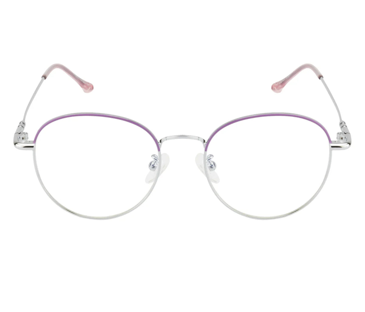 Silver & Purple with Blue Cut Lenses