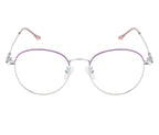 Silver & Purple with Blue Cut Lenses