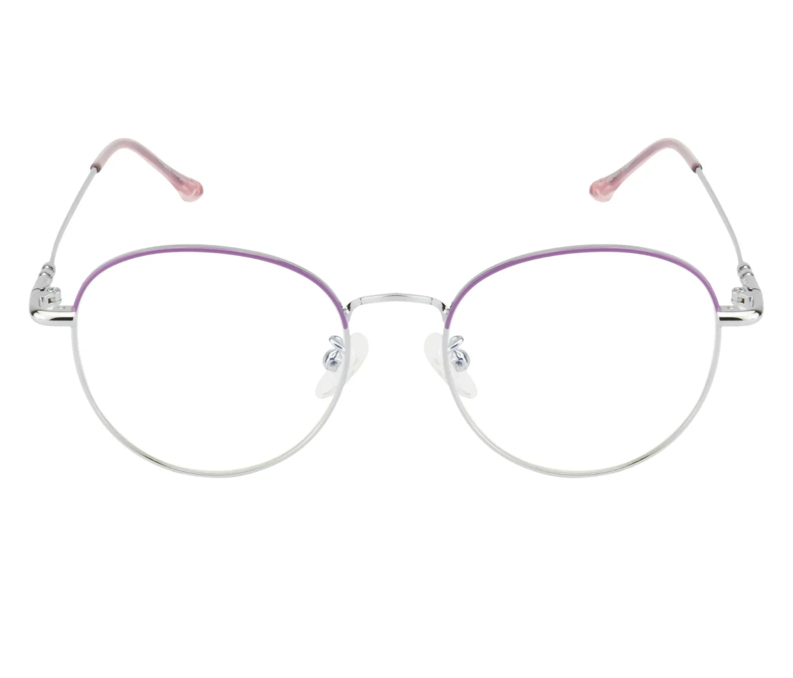 Silver & Purple with Blue Cut Lenses