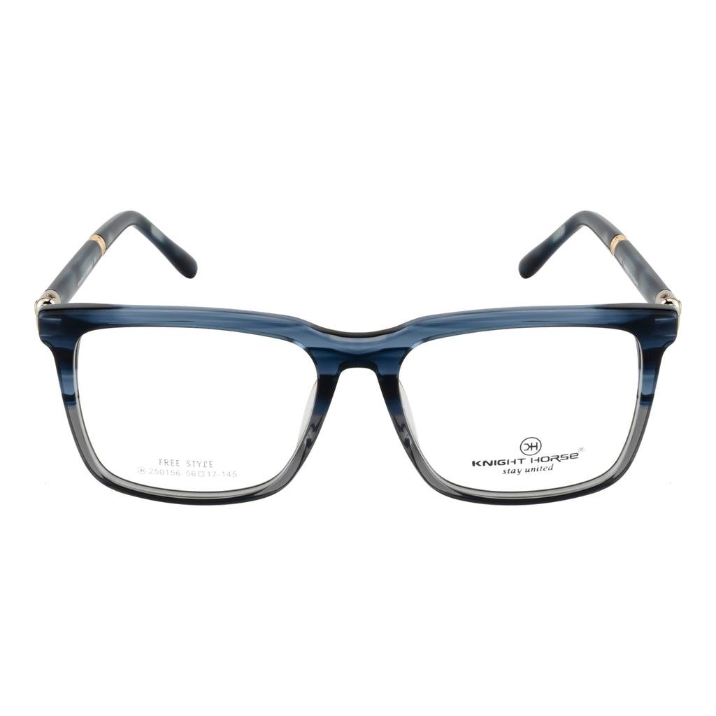 Rectangular Gradient Blue Eyeglass Frame