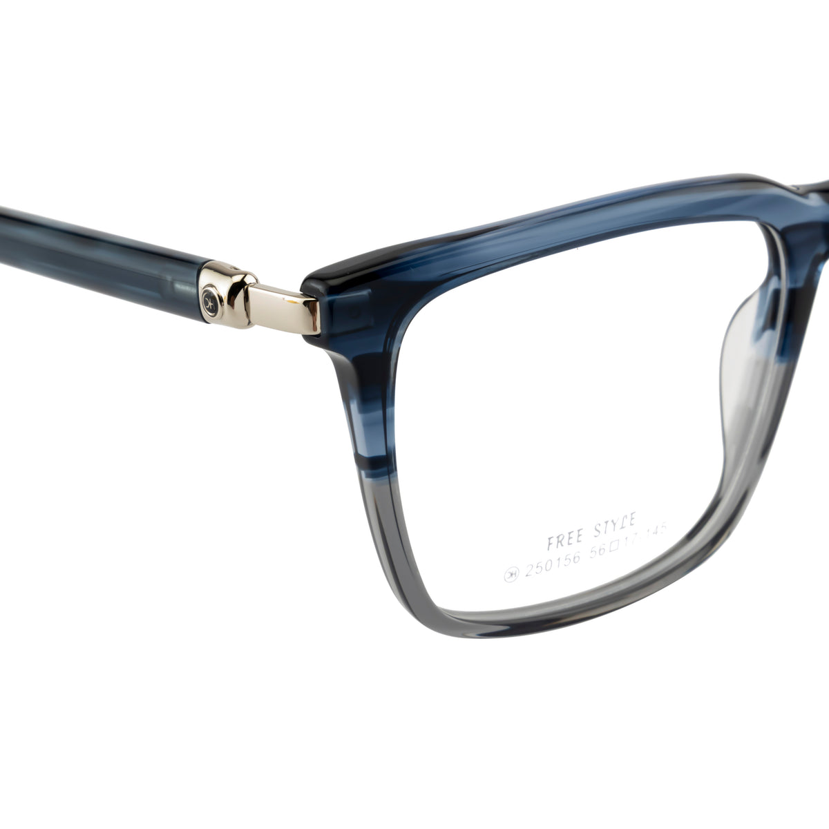 Rectangular Gradient Blue Eyeglass Frame