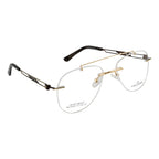 Rimless Aviator Metal Eyeglass Frame – Gold