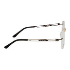 Rimless Aviator Metal Eyeglass Frame – Gold
