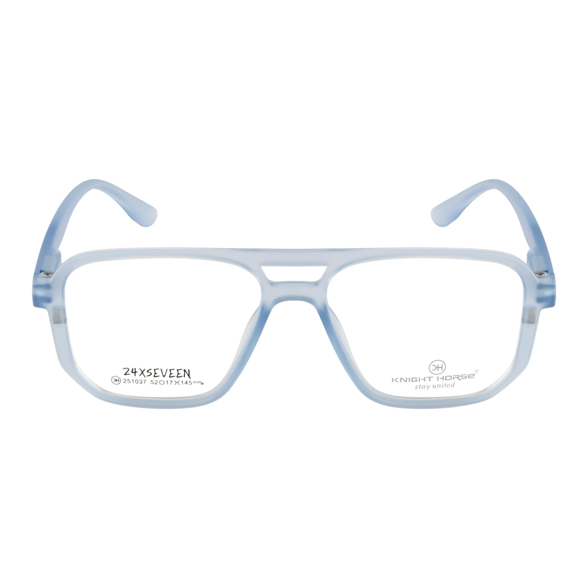 4-in-1 Magnetic Clip-On Eyewear – Blue Aviator Frame