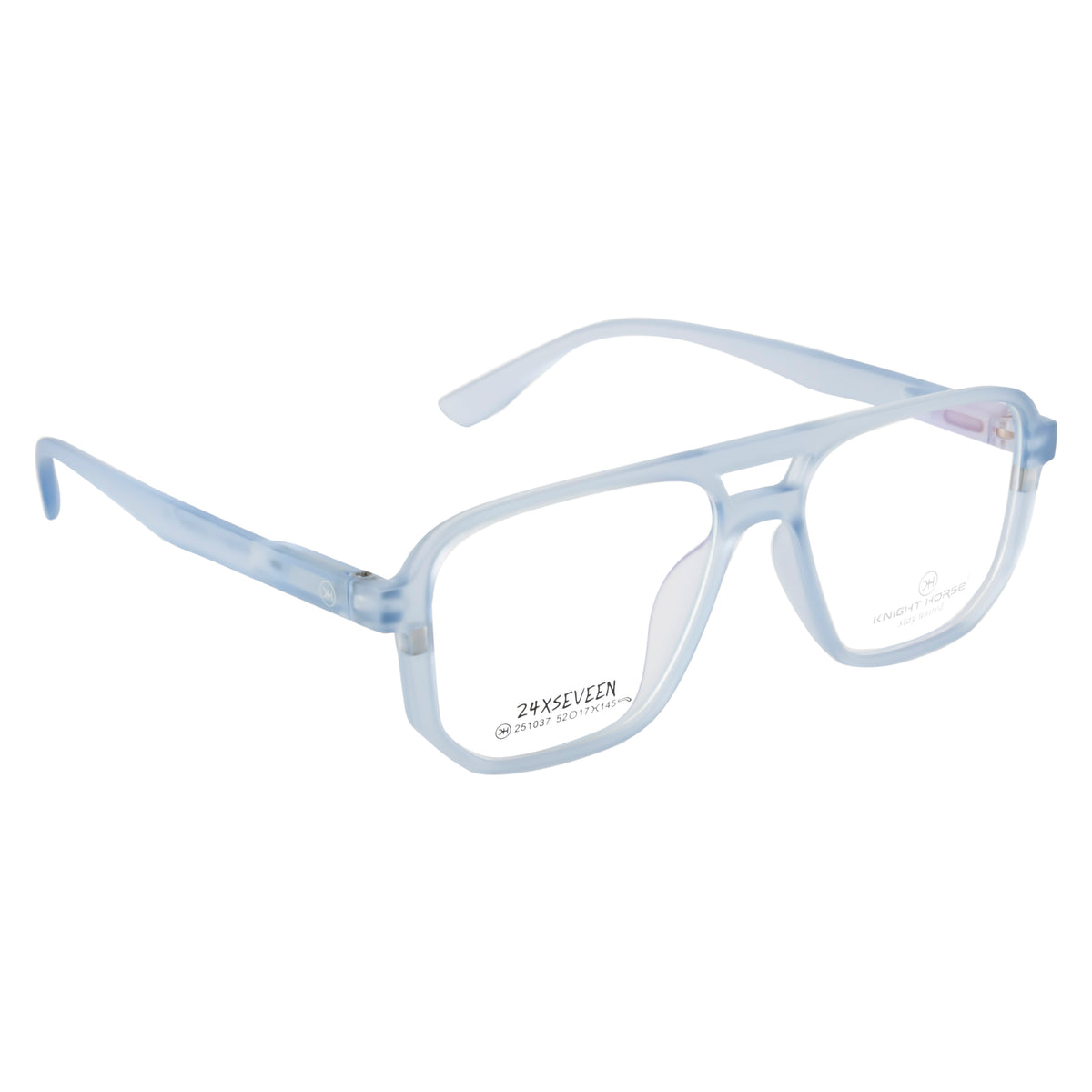 4-in-1 Magnetic Clip-On Eyewear – Blue Aviator Frame