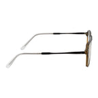Rectangular Eyeglass Frame – Matte Black Tortoise Gradient