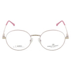 Round Metal Eyeglass Frame – Soft Ivory Pink