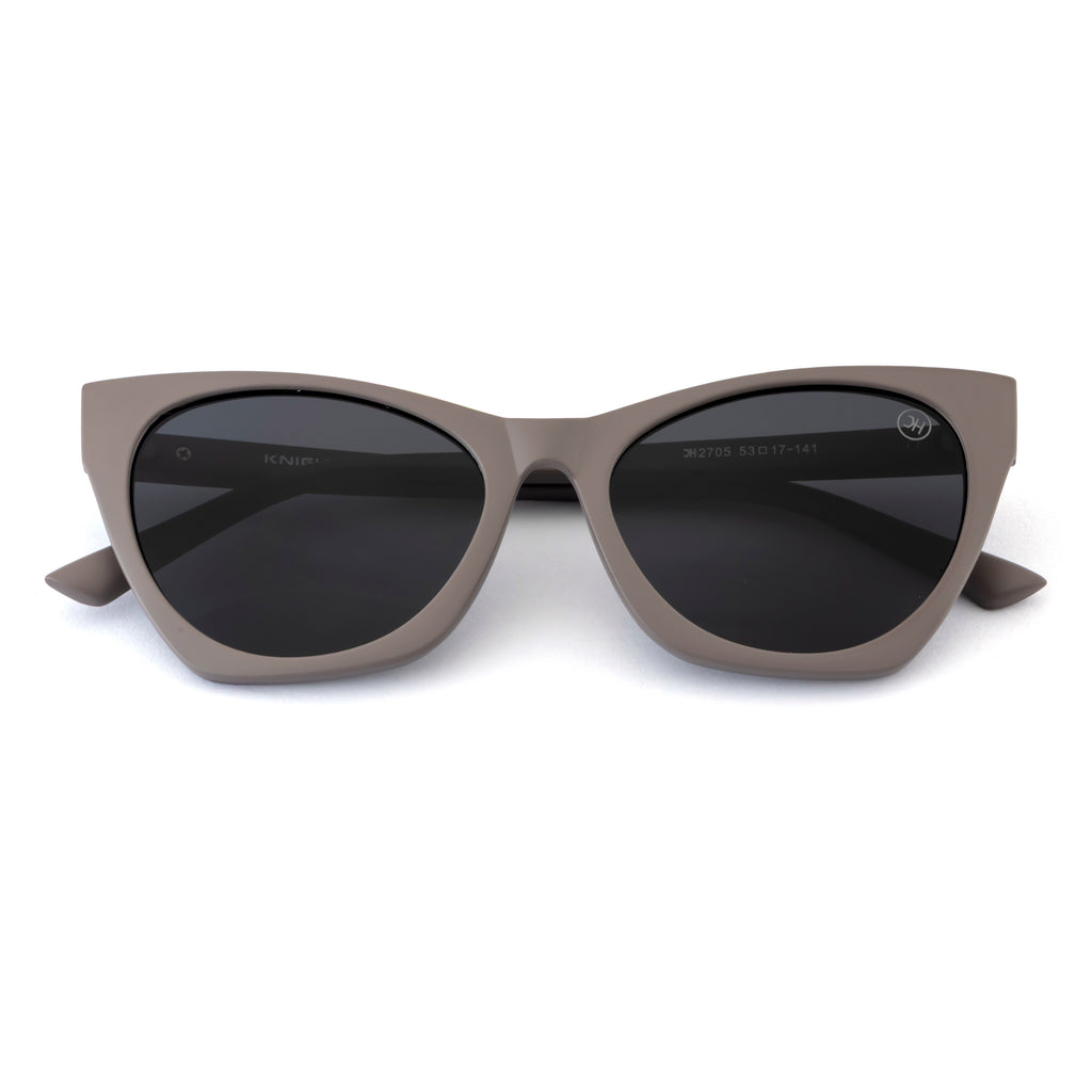 Matte Cat Eye Sunglasses – Polarized UV400 Protection
