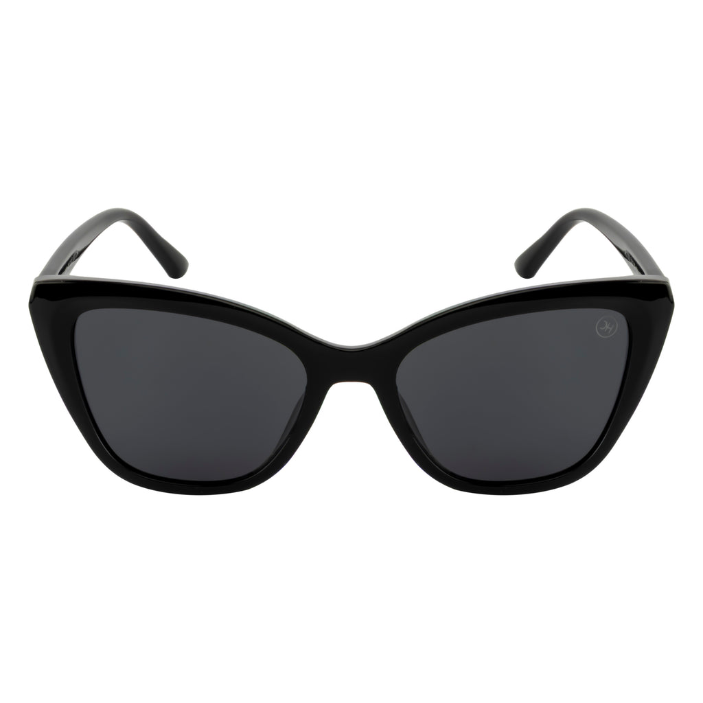 Black Cat Eye Sunglasses – Polarized UV400 Protection