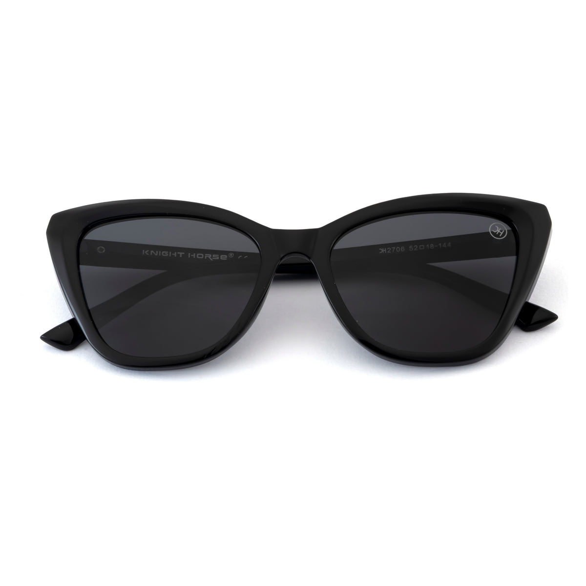 Black Cat Eye Sunglasses – Polarized UV400 Protection