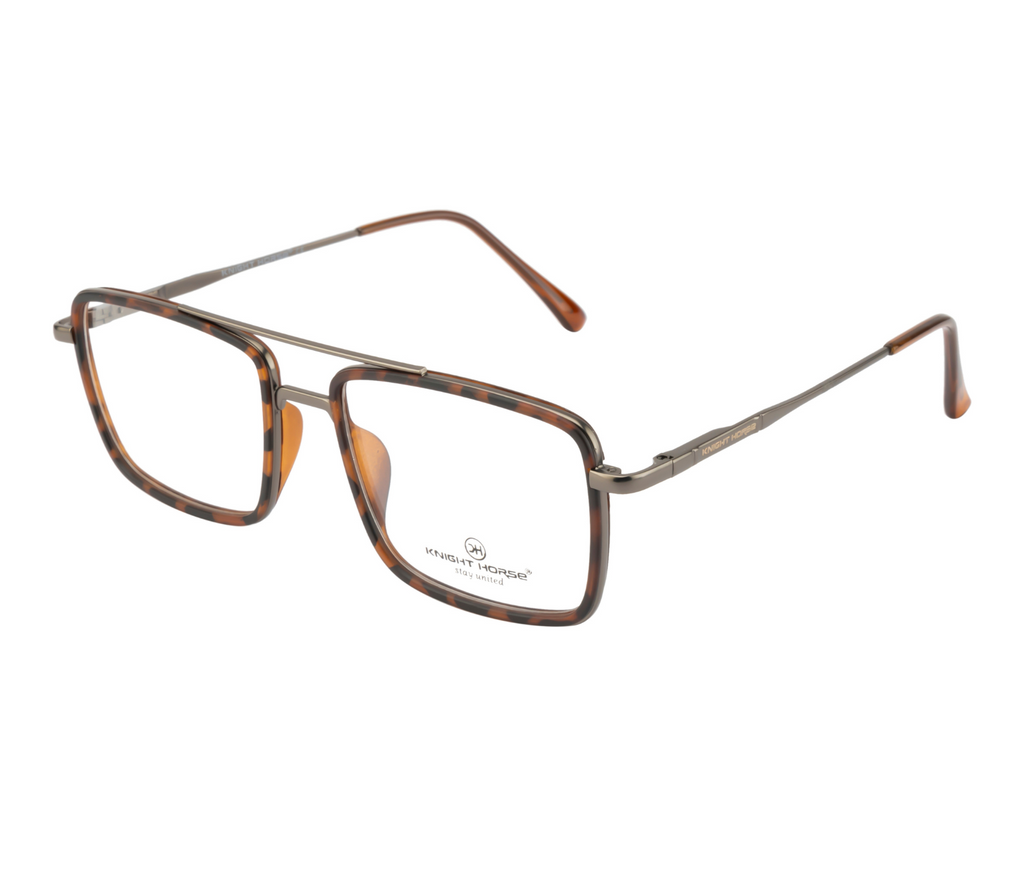 Stylish Brown Frame with Double Bar