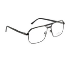 Metal Eyewear Frames - Gold and Brown Combination with Spring