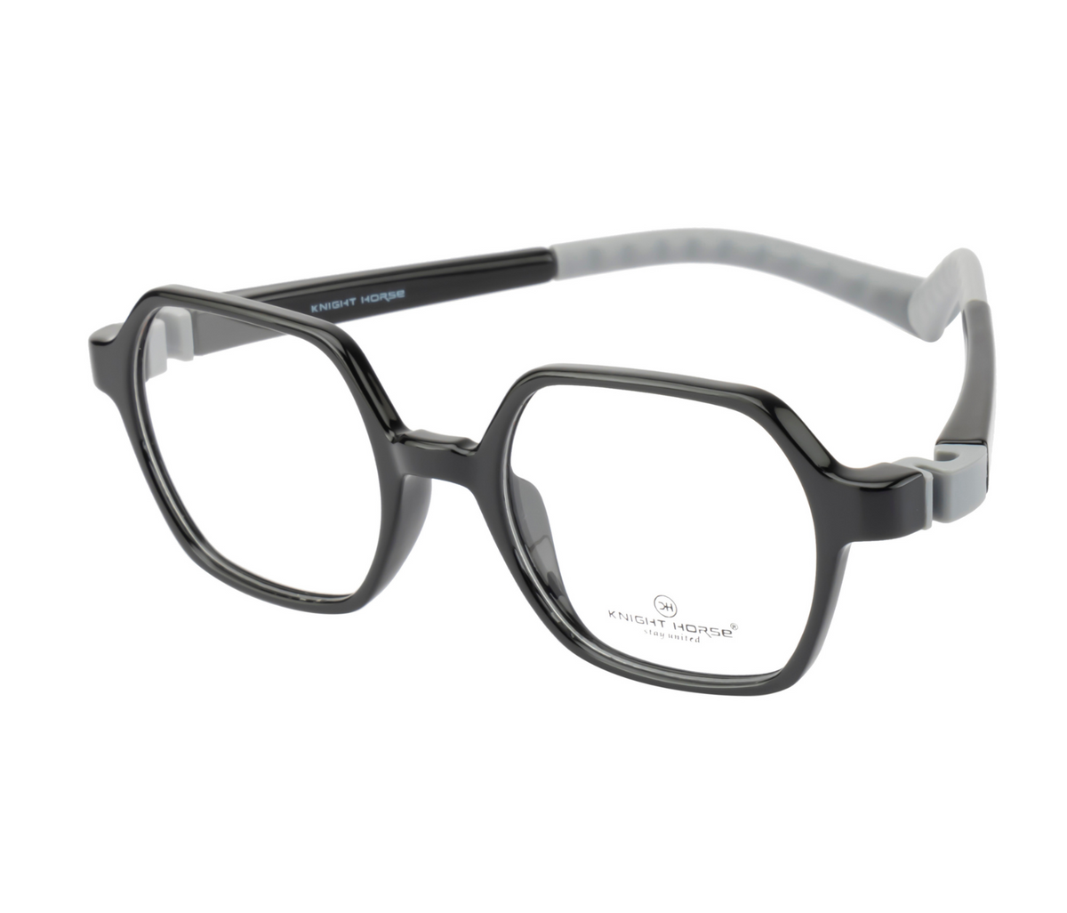 Kids Eyewear Frames in Black with Flexible Hinges - Lightweight
