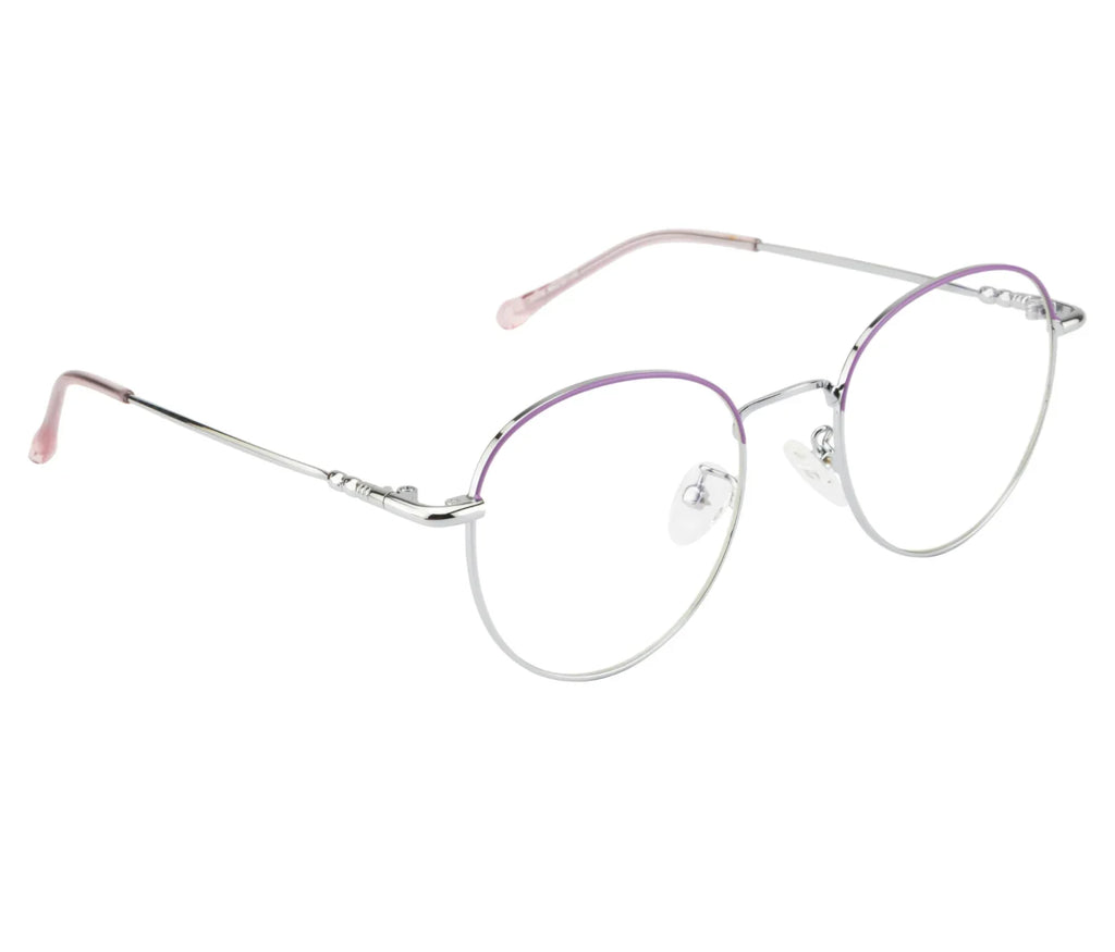 Silver & Purple with Blue Cut Lenses