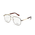 Knight Horse Men’s Metal Optical Frame – Black & Gold