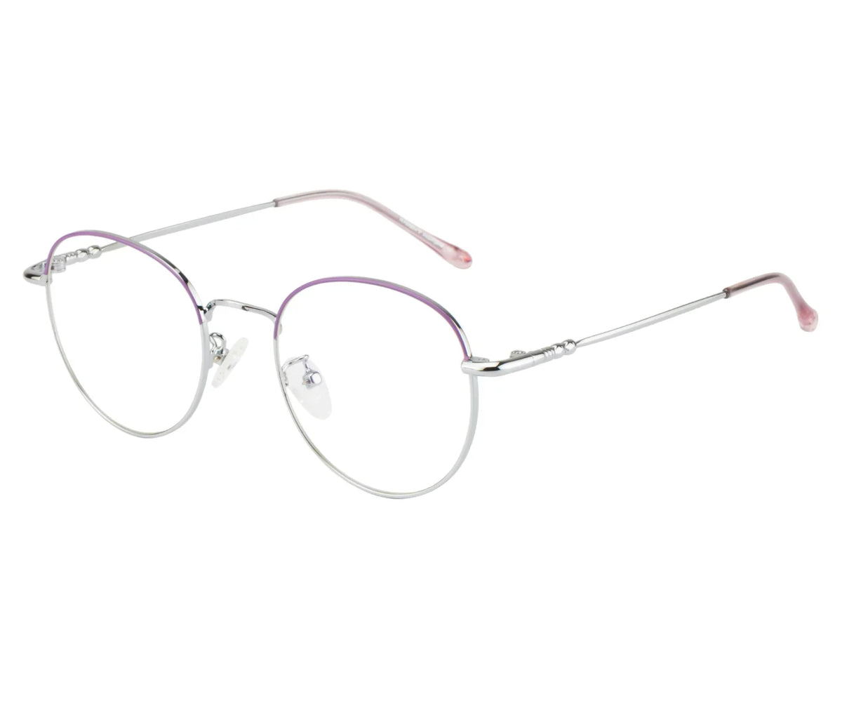 Silver & Purple with Blue Cut Lenses