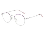 Silver & Purple with Blue Cut Lenses