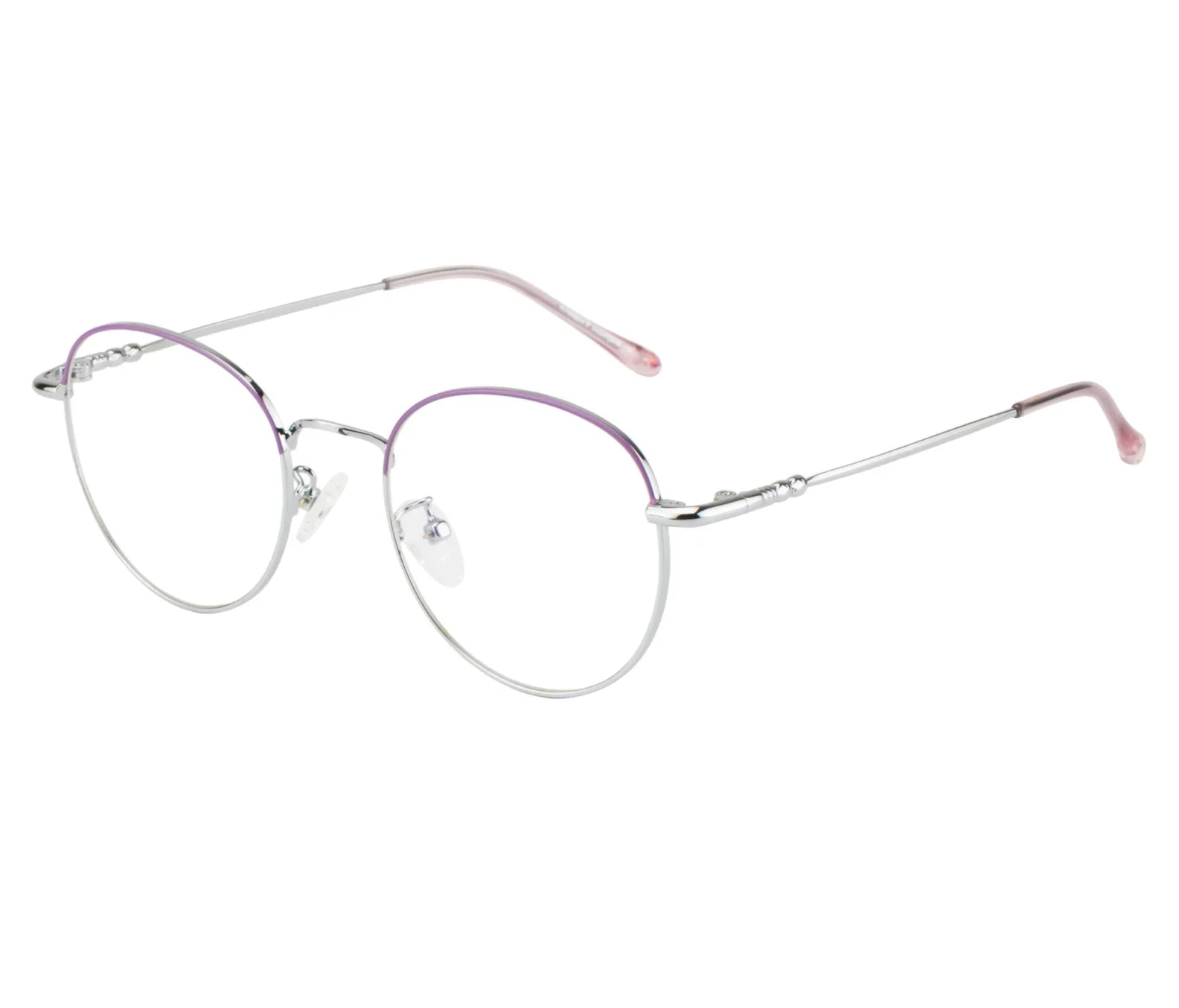 Silver & Purple with Blue Cut Lenses