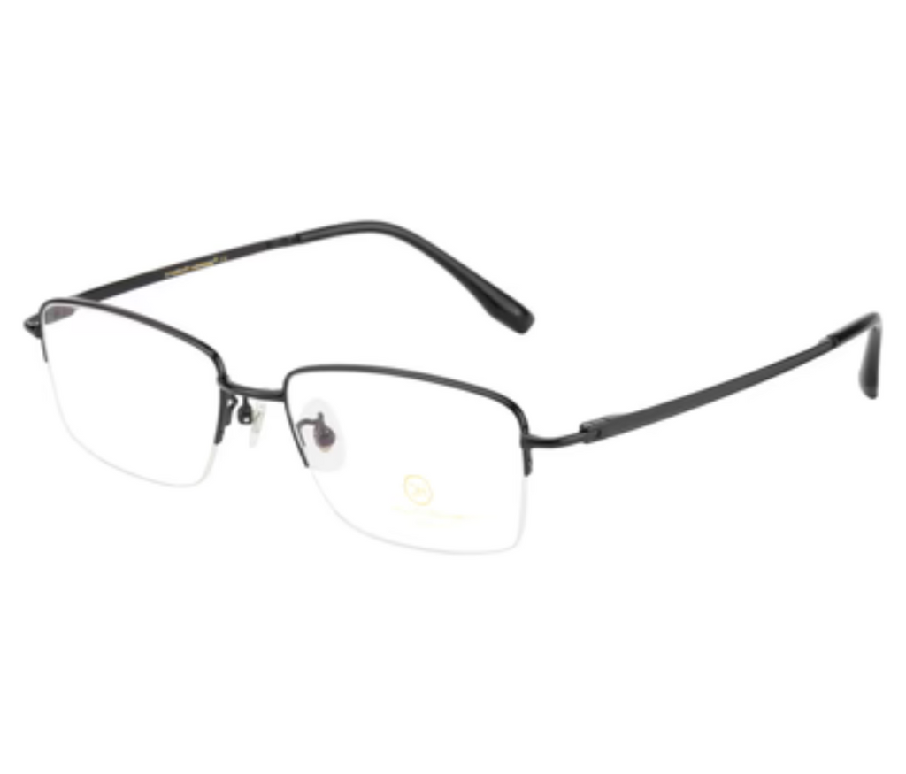 Stealth Rider Titanium Rectangular Eyewear Frame