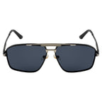 Black Aviator Sunglasses – Polarized UV400 Square Frame