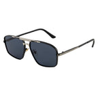 Black Aviator Sunglasses – Polarized UV400 Square Frame