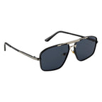 Black Aviator Sunglasses – Polarized UV400 Square Frame