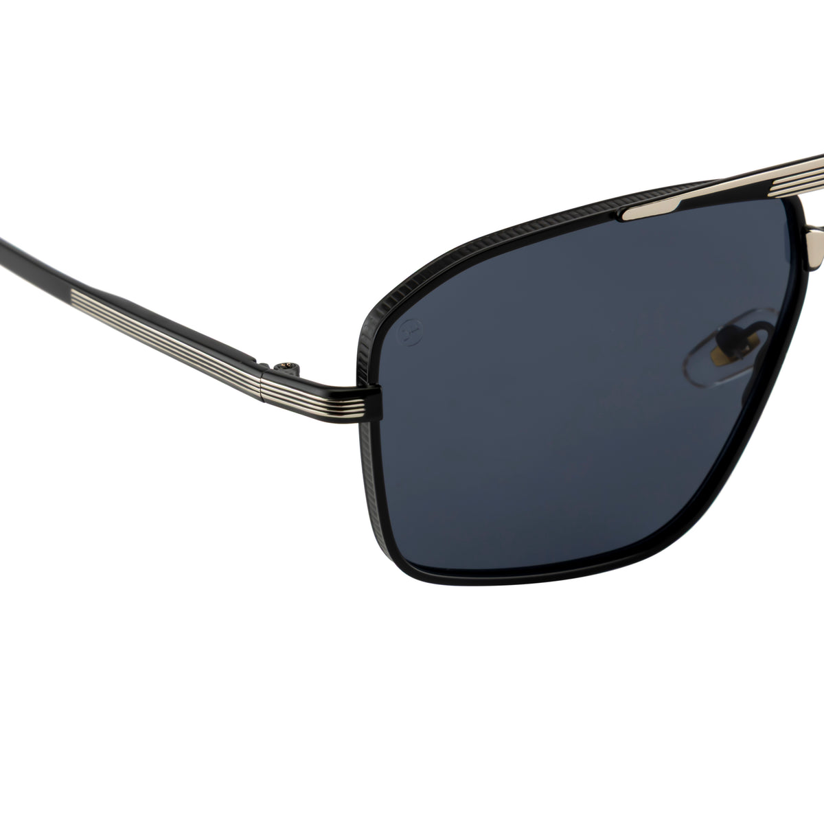 Black Aviator Sunglasses – Polarized UV400 Square Frame