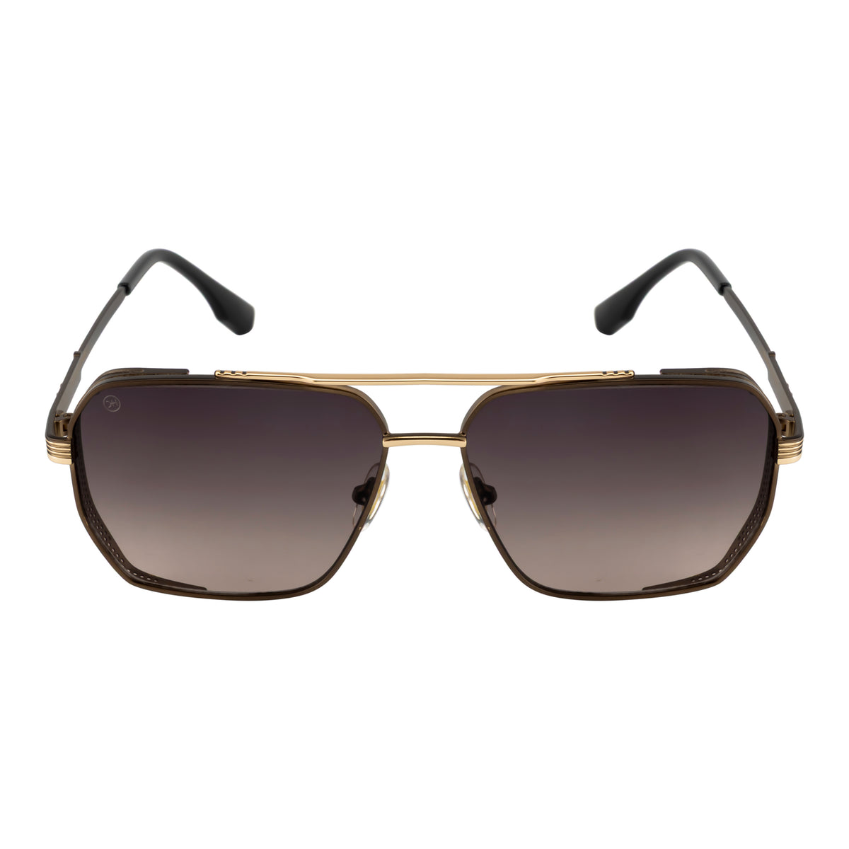 Gold Brown Aviator Sunglasses – Polarized UV400