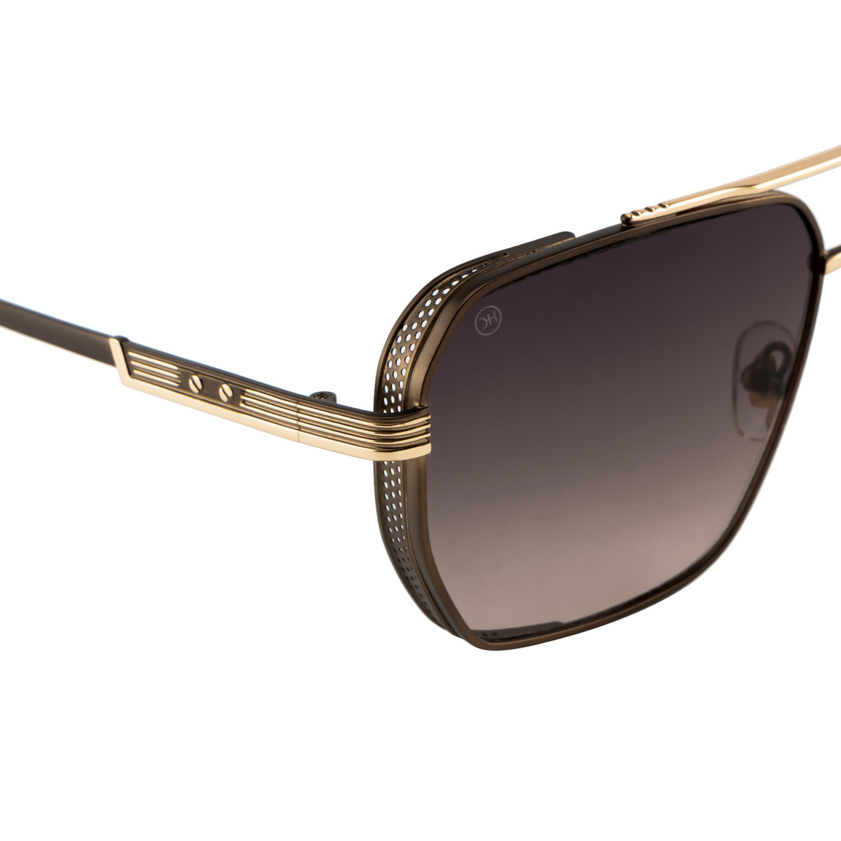Gold Brown Aviator Sunglasses – Polarized UV400