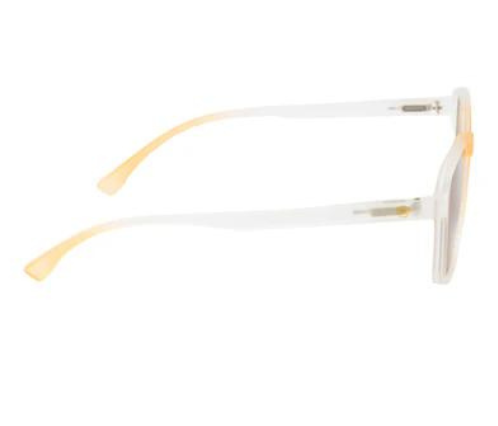 Sunfire: Polarized Sunglasses - Transparent Orange Color | Square Frame