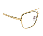 Double Metal Rim Eyewear: Gold & Green with New Shapes and Spring Hinges
