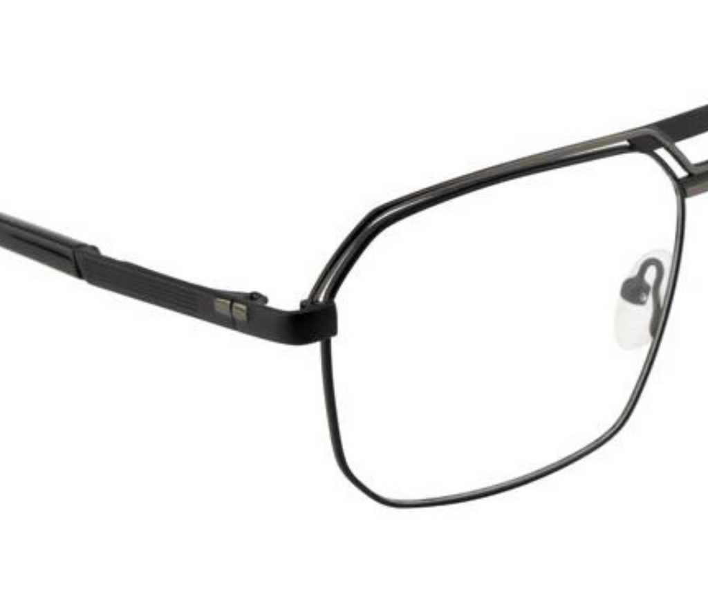 Metal Eyewear Frames - Gold and Brown Combination with Spring