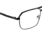 Metal Eyewear Frames - Gold and Brown Combination with Spring