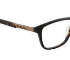 Classic Brown Rectangular Eyewear Frame with Spring Hinges