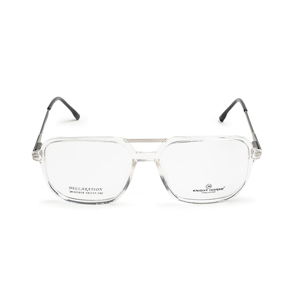 KNIGHT HORSE Unisex Transparent Eyeglasses Frame