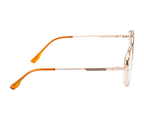 DualTone Round Rim Eyewear - DA Brown & Transparent Fusion with Spring