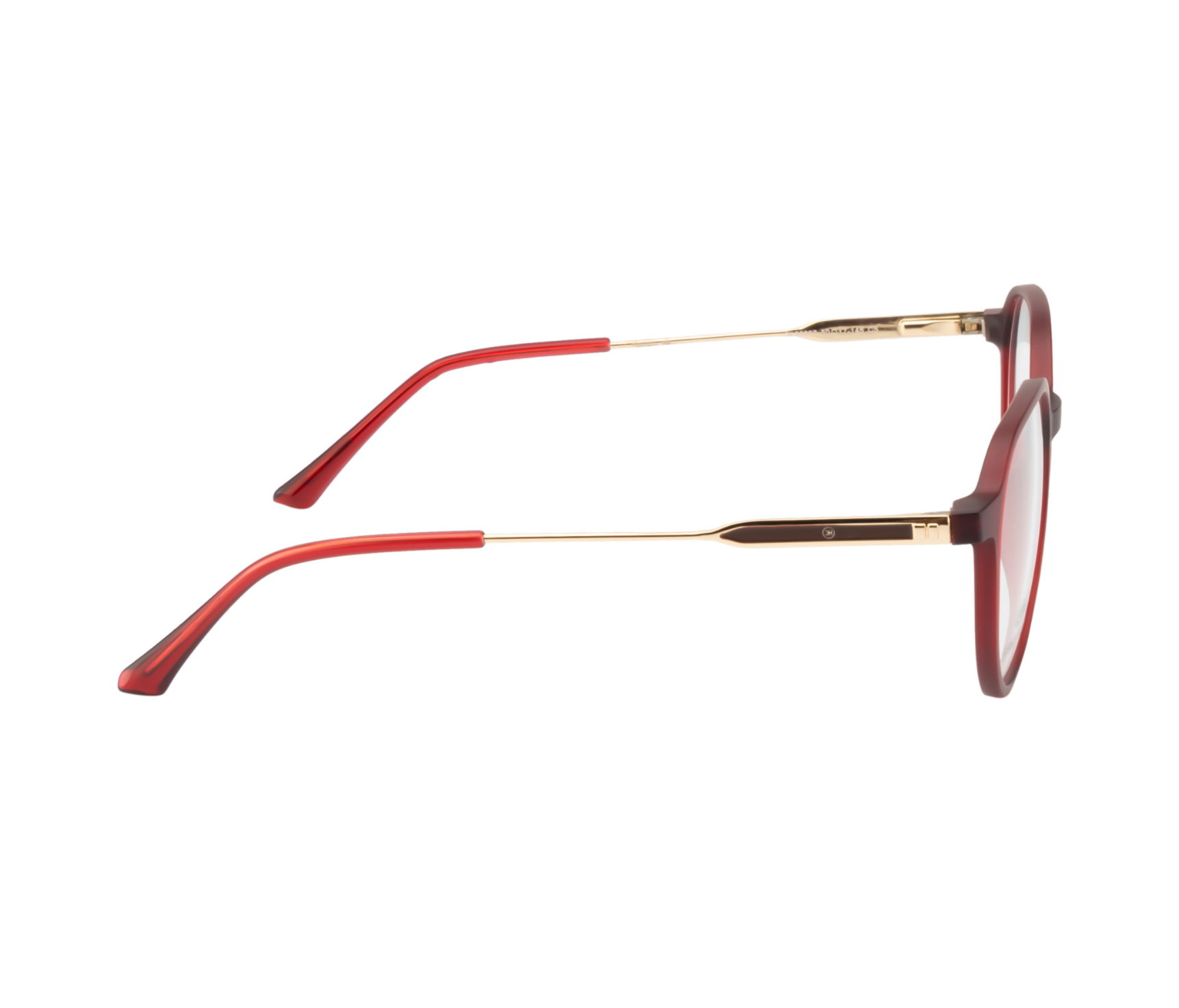 Geometric TR90 Eyewear - Maroon Elegance