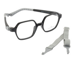 Kids Eyewear Frames in Black with Flexible Hinges - Lightweight