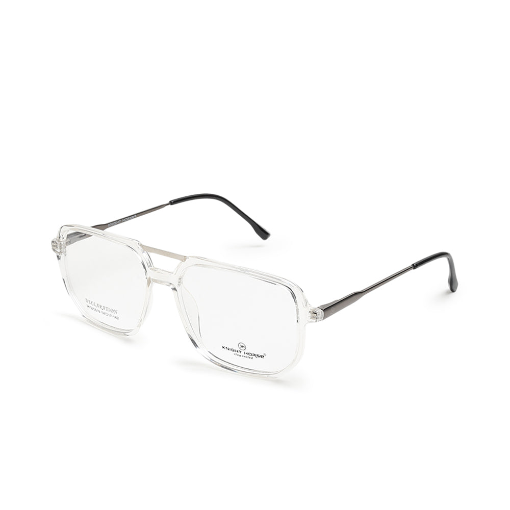 KNIGHT HORSE Unisex Transparent Eyeglasses Frame