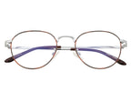 Metal Blue Cut Eyewear: Silver with Red & Black Accents