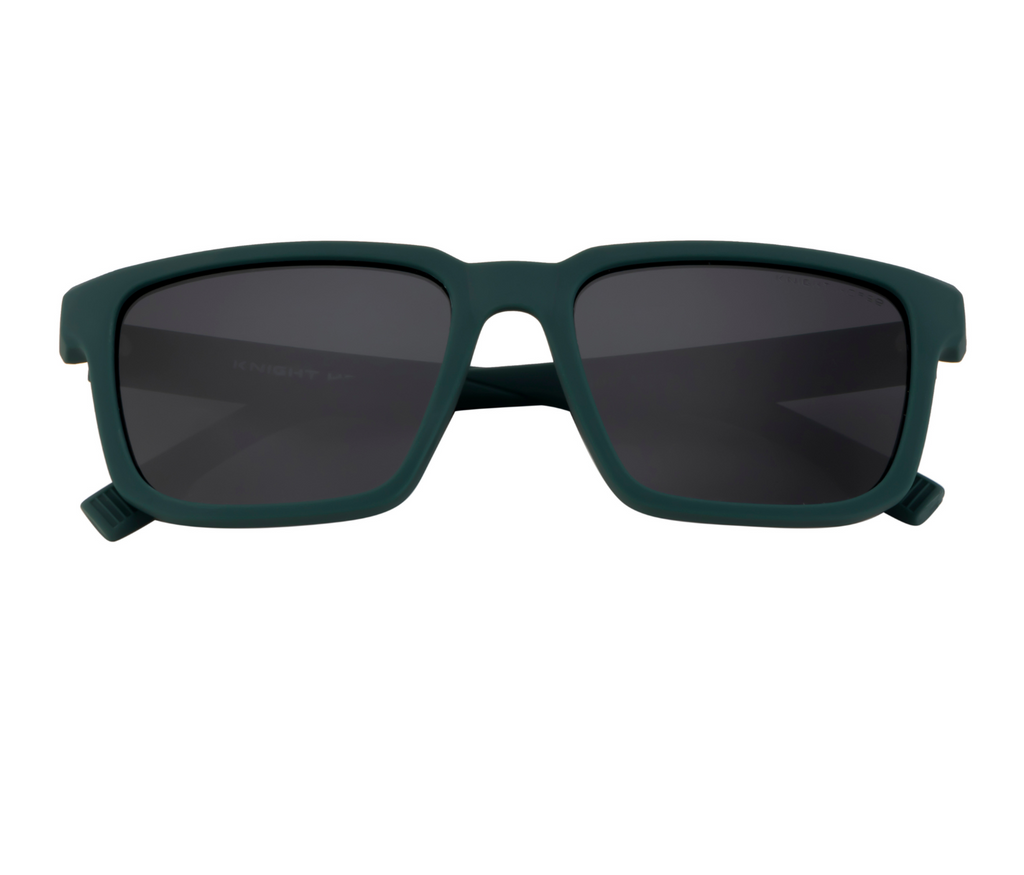Polarized Sunglasses - Emerald Green with Obsidian Black Lenses